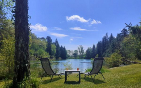 Gîte nature détente pêche baignade dans lac privé